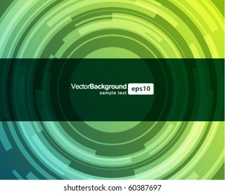 Abstract technology circles vector background