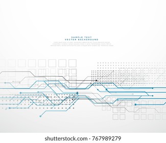 fondo de red de alta tecnología de circuitos de tecnología abstracta