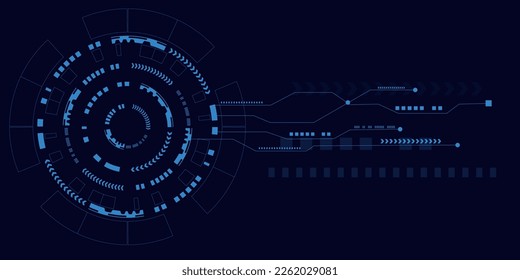Abstract technology circuit background. Hi-tech digital computer concept. Futuristic vector illustration. 