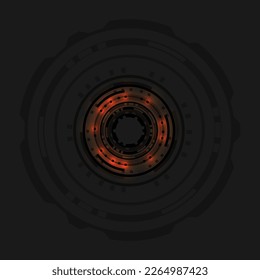 Abstract technology circuit background. Hi-tech digital computer concept.