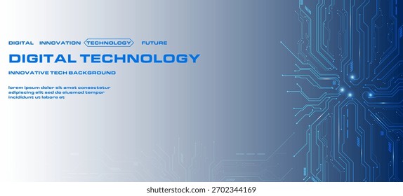 Fondo Abstractas del circuito de Tecnología texturizado. Fondo elegante con líneas de placa de circuito para presentaciones tecnológicas profesionales, futuristas y digitales.