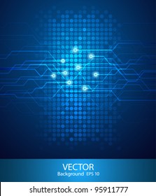 Abstract Technology circuit background vector illustration