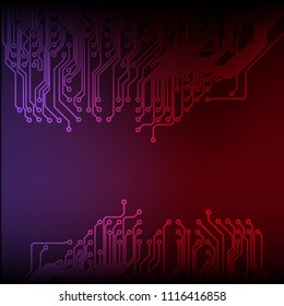 Abstract technology circuit board background