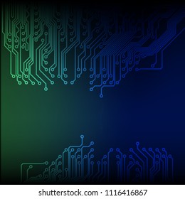 Abstract technology circuit board background