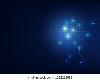 Abstract technology circuit board background.