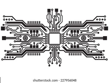 Abstract technology circuit board background texture