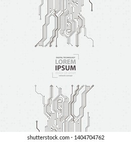 
Abstract technology circuit board. Communication concept.