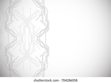 Abstract technology circuit board. Communication concept.