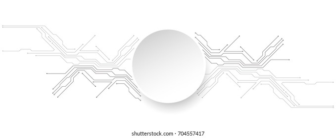 Abstract technology circuit board. Communication concept.