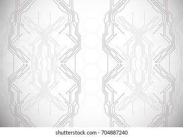 Abstract technology circuit board. Communication concept.