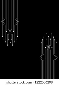 Abstract technology circuit board digital technologies. vector technology background. EPS10 illustration with circuit board pattern for your business presentations