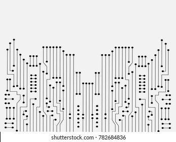 Abstract technology circuit board digital technologies. vector technology background. EPS10 illustration with circuit board pattern for your business presentations