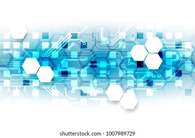 Abstract technology circuit board. Vector