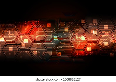 Abstract technology circuit board. Vector