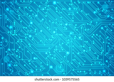 Abstract technology circuit board, Vector background.