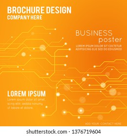 Abstract technology circuit board, Vector background.