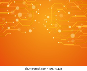 Abstract technology circuit board, Vector background.