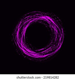 abstract technology colorful circles