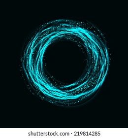 abstract technology colorful circles