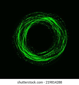 abstract technology colorful circles