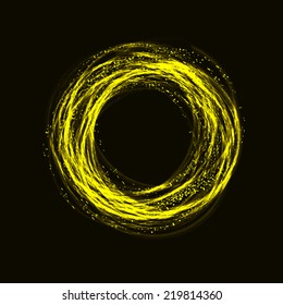 abstract technology colorful circles