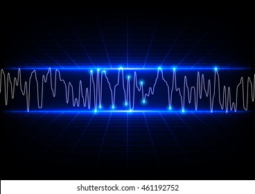 abstract technology communication concept. illustration vector design