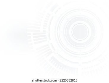 Abstract Technology Communication Concept Vector Background white gray with various technology elements high-tech communication concept innovation background