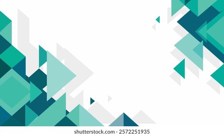 abstract technology communication concept vector background, Random shifted white cube boxes block background wallpaper banner