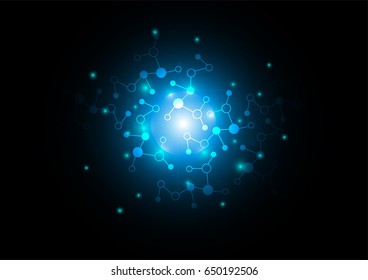 Abstract technology communication design innovation concept background. Vector illustration