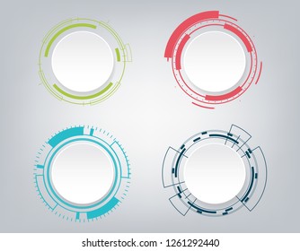 Abstract technology communication design.Vector, illustration.