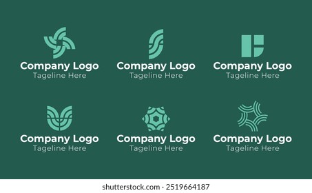 Abstrakte Technologie Unternehmen Logo Design