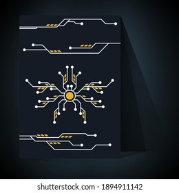 Abstract technology concept for background