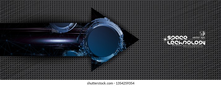 Abstract technology concept background ready for presentation, vector illustration