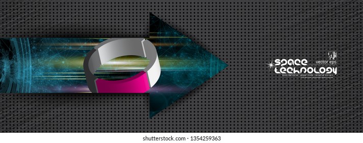 Abstract technology concept background ready for presentation, vector illustration