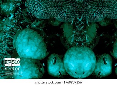 Abstract technology concept background ready for presentation, vector 3D illustration