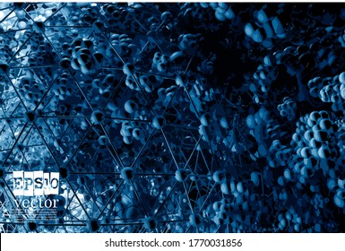 Abstract technology concept background ready for presentation, vector 3D illustration