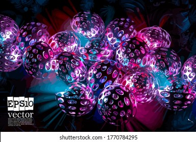 Abstract technology concept background ready for presentation, vector 3D illustration