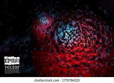 Abstract technology concept background ready for presentation, vector 3D illustration