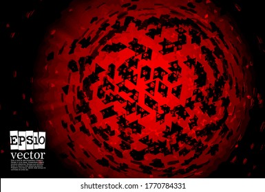 Abstract technology concept background ready for presentation, vector 3D illustration
