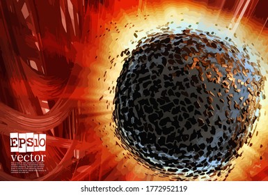 Abstract technology concept background ready for presentation, vector 3D illustration