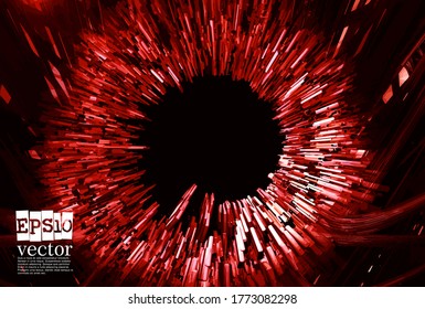 Abstract technology concept background ready for presentation, vector 3d illustration