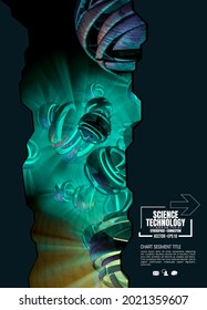 Abstract technology concept background ready for presentation, vector