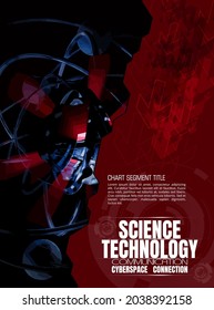 Abstract technology concept background ready for presentation or poster, vector illustration