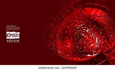 Abstract technology concept background ready for presentation or poster, vector illustration