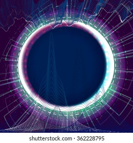 Abstract technology concept background with space for text