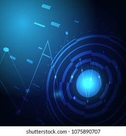 Abstract Technology Concept Background Vector Illustrator Stock Vector ...