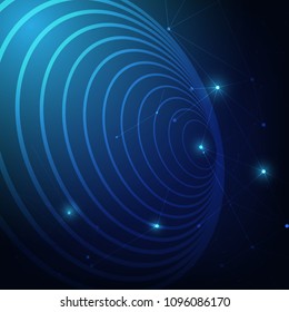 Abstract technology concept background, vector illustrator