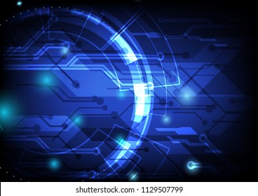 Abstract technology concept background, vector illustration