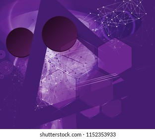 Abstract technology concept background, vector illustration
