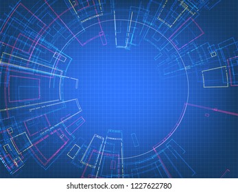 Abstract technology concept background. Vector illustration